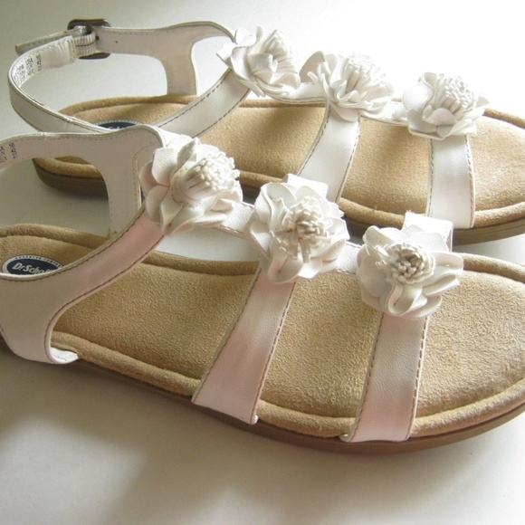 dr scholl's white sandals
